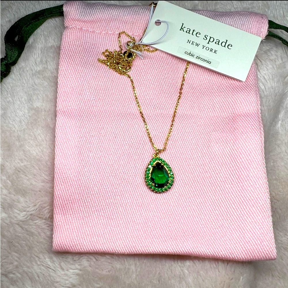 KATE SPADE NEW YORK Brilliant Statements Pavé Halo Mini Pendant